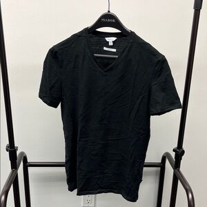 Calvin Klein Men's Black V-Neck Short Sleeve Tee